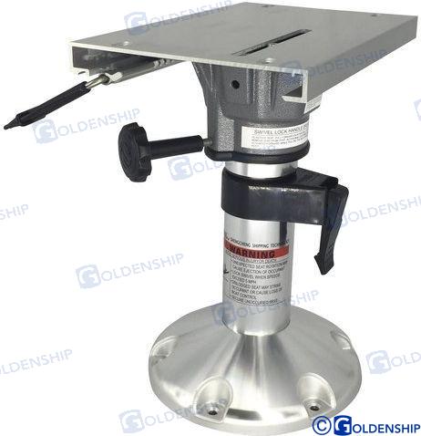 PEDESTAL MANUAL ADJUSTABLE 350-450 MM - | GS73256 | HARDWARE | GOLDENSHIP