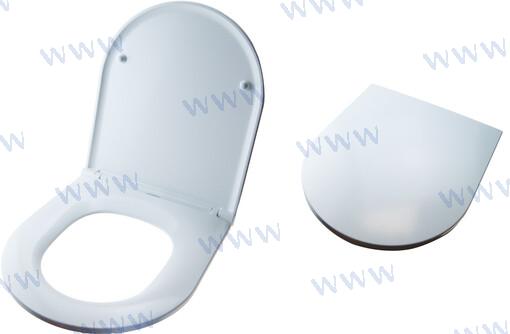 PLASTIC TOILET SOFT CLOSE SEAT | SFANP100103 | TOILETS | SEAFLOW