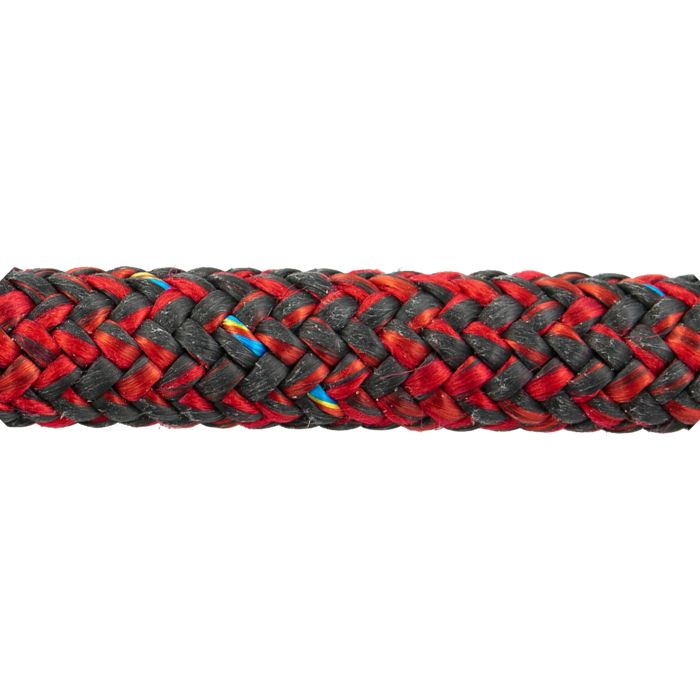 Prorace One 6Mm Black/Red Rope - 1,800 Kg | Pol2012620006