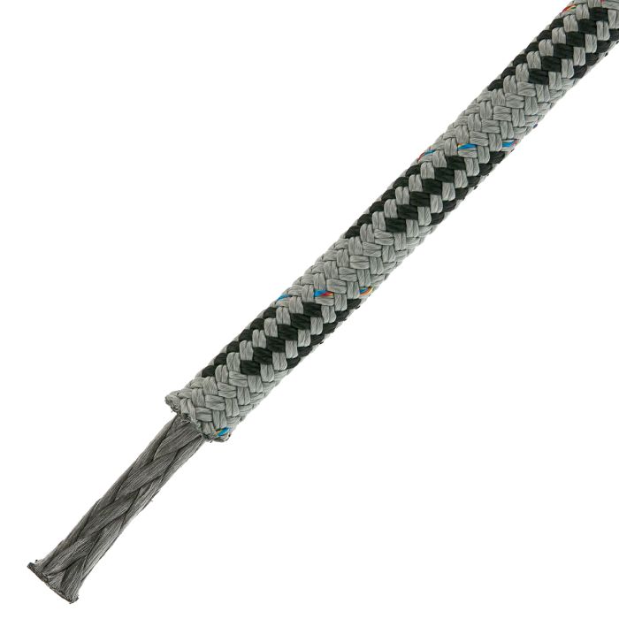 Prorace Four 6Mm Grey/Black Rope 185M | Pol2081663106 | 1600Kg Load
