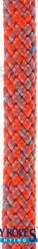 POLY-BRAID-32 8MM. GREY/ORANGE (150 M) | POL2083812608 | ROPES | POLY ROPES