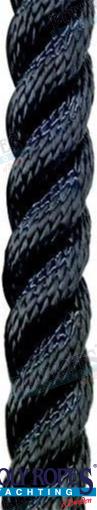 POLYESTER SUPERIOR BLACK 6MM. (250 M) | POL1210044006 | POLYESTER, BLACK | POLY ROPES