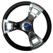 350 Mm Hermosa Chromed Steering Wheel - Premf33581