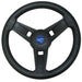 Oxnard Black Overmolded Steering Wheel - Premf34521 - 350Mm Diameter