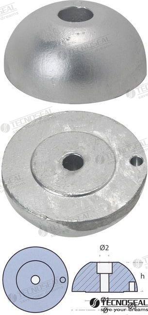 PROPELLER NUT J-PROP | TEN01030 | ANODES | TECNOSEAL