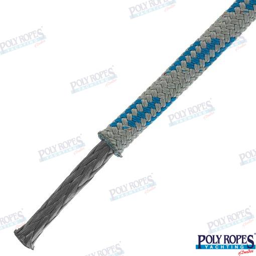 PRORACE FOUR GREY/BLUE 6 MM (185 M) | POL2086663106 | ROPES | POLY ROPES