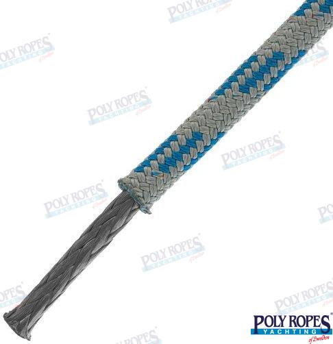 PRORACE FOUR GREY/BLUE 8 MM (150 M) | POL2086662608 | ROPES | POLY ROPES