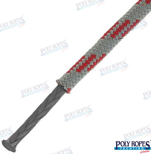 PRORACE FOUR GREY/RED 8 MM (150 M) | POL2082662608 | ROPES | POLY ROPES