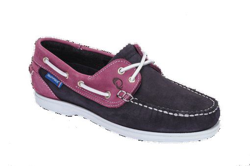 Quayside Bermuda Navy/Plum Footwear - Qy11040 | Stylish Comfort