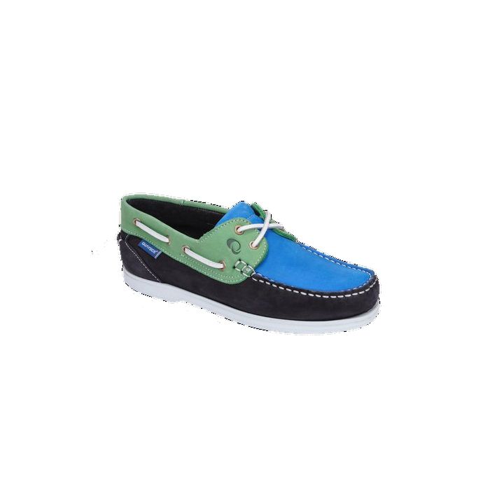 Quayside Bermuda Navy/Royal/Emerald - 42 | Qy12042 Footwear