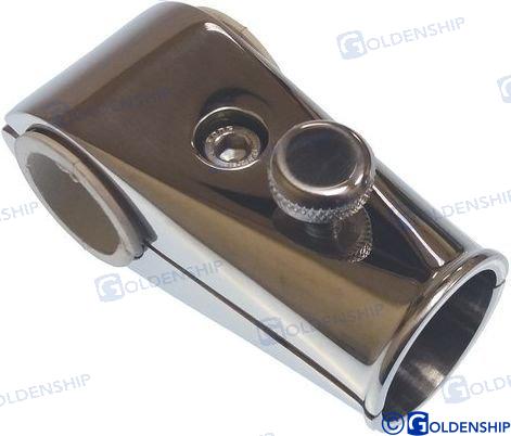 RAIL MOUNT FLAG POLE SOCKET 25 MM. | GS73309 | HARDWARE | GOLDENSHIP