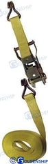 RATCHET TIE 1,5" - YELLOW - 6 M | GS76121 | TRAILERS | GOLDENSHIP