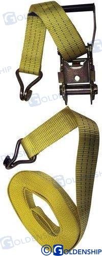 RATCHET TIE 2" - YELLOW - 8 M | GS76122 | TRAILERS | GOLDENSHIP