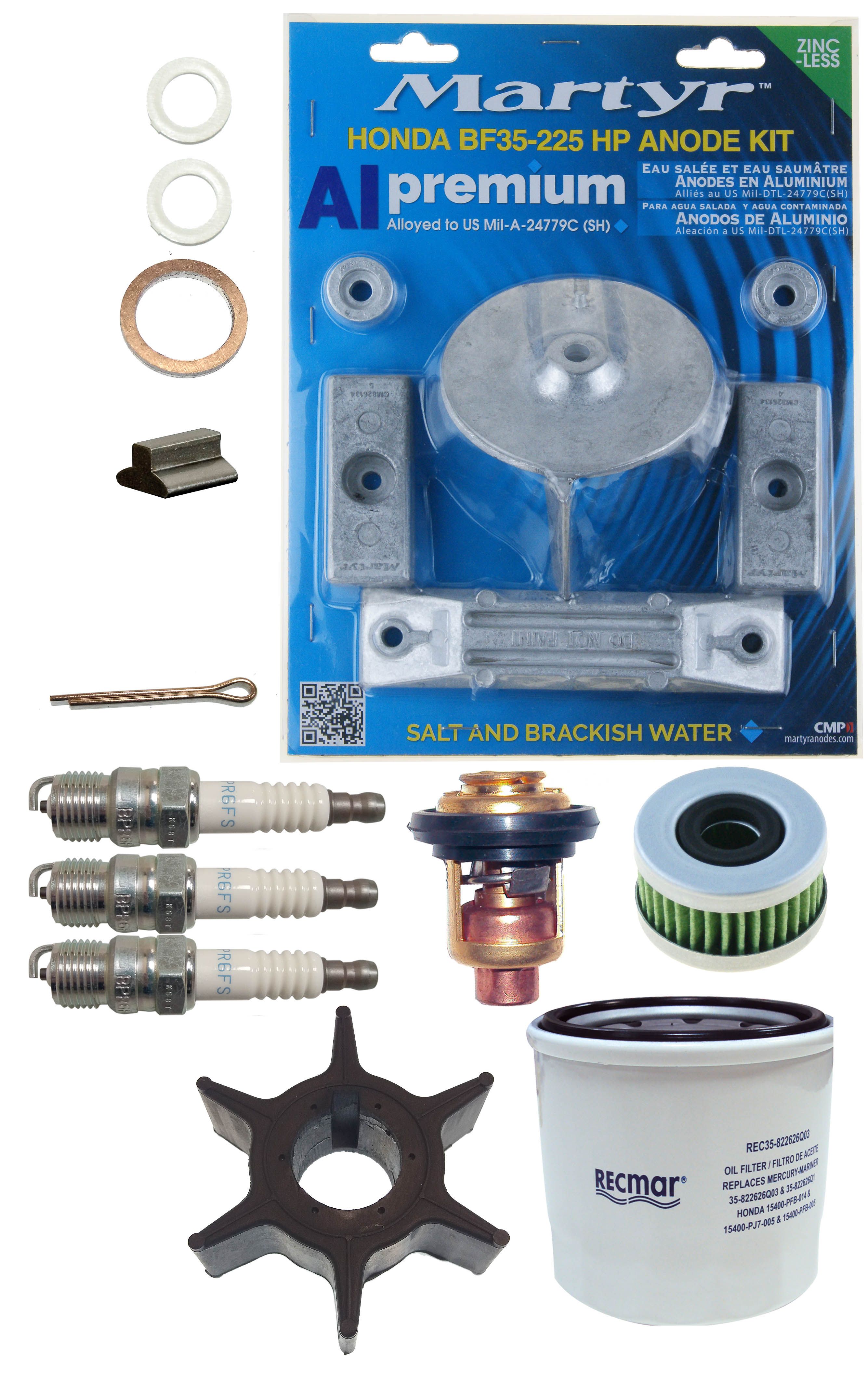 Honda Maintenance Kit Rec06211-Zz3-506 For Bf60A Engine