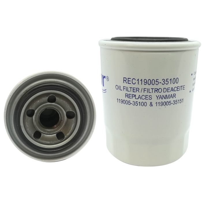 Yanmar Oil Filter Rec119005-35100 For 4Lh-Hte And -Te Models