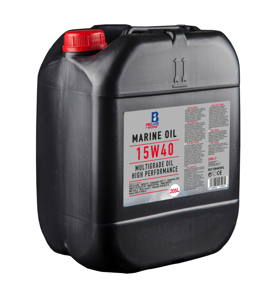 Volvo Penta 15W-40 Marine Oil Mineral 205L | Rec15W40205L