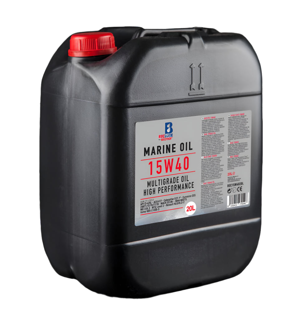 Marine Oil 15W-40 Mineral 20L For Volvo Penta | Rec15W4020L Lubricant