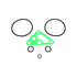 Oil Cooler Gasket Kit Rec22128 For Recmar Md29, 29A, 32A Models