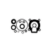 Suzuki Lower Unit Seal Kit Rec25700-95501 For Dt75 Dt85 Engines