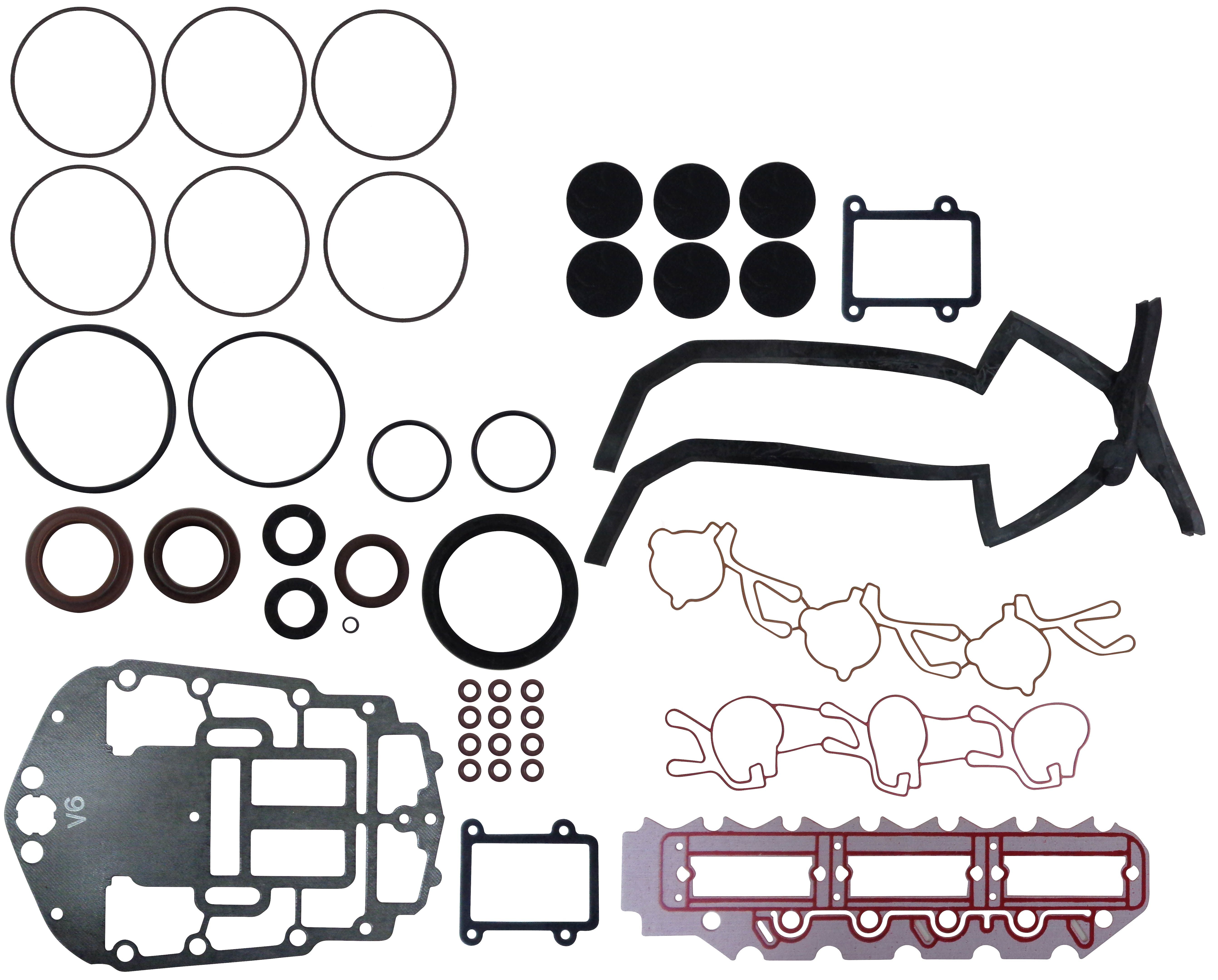 Bombardier Gaskets Engine Set Rec437155 For V6 Loopcharge 150/175 Hp