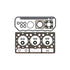 Volvo Penta Decarb Gasket Set Rec876310 For Marine Engines 2003 Series