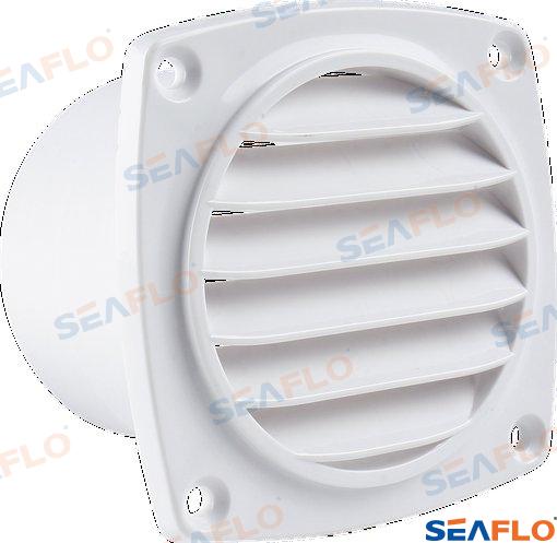 ROUND LOUVER AIR VENT 63,5*93,5 MM - WHI | SFAV101 | HARDWARE | SEAFLOW