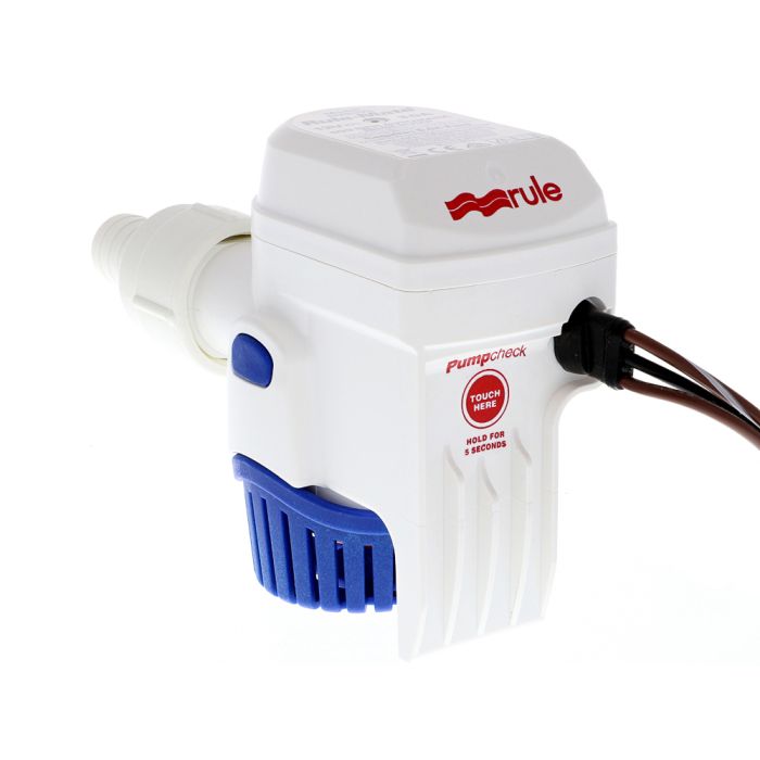 12V Rule Ru750 Bilge Pump 2.8A - Compact & Efficient Boat Solution