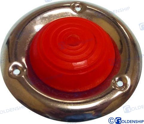 RUBBER CAP WITH S.S. FLANGE RED | GS63092 | FENDERS | GOLDENSHIP