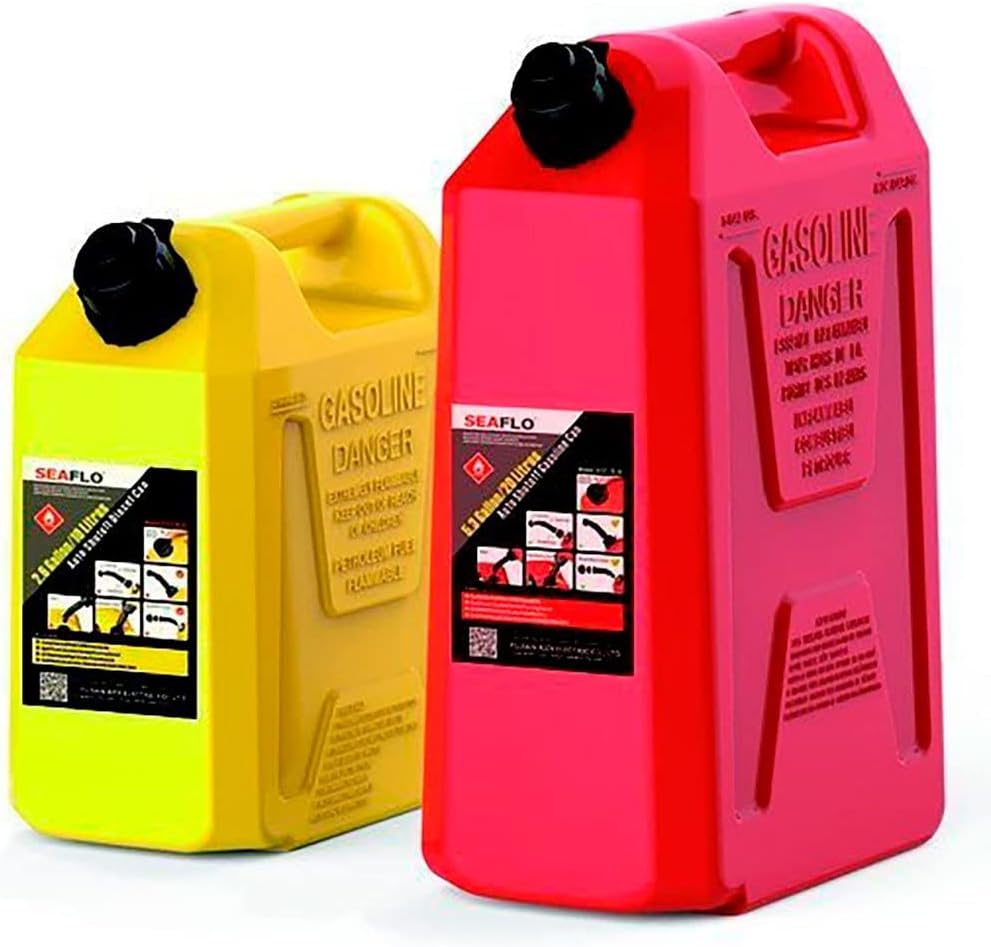 Seaflo 20L Diesel Can With Auto Shut Off | Sfdt2001 | Safe Storage