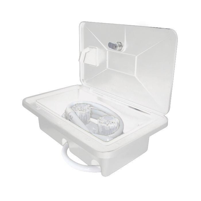 External Shower White Box Sfes101 - 1.5M Hose - Easy Install