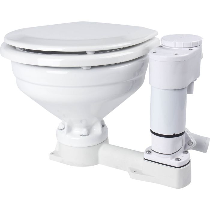 Compact Electric Toilet 24V Sftme202 For Marine Sanitation Needs
