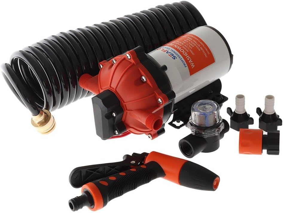 Seaflo 24V Washdown Pump Kit 5.0/18.9 | Sfwp205007051 | 70 Psi