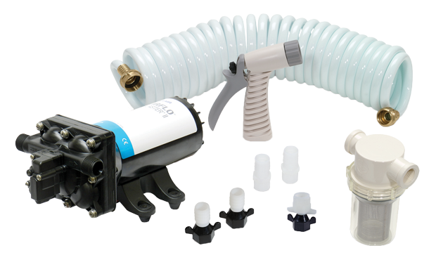 Washdown Kit 45Psi 12V Sh4348-153-E09 - Powerful Boat Cleaning Solution