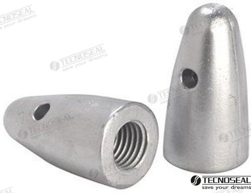 SHAFT NUT VOLVO 40 - 45 MM | TEN00721 | ANODES | TECNOSEAL