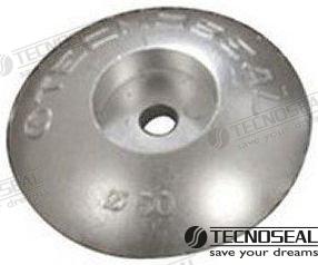 SINGLE ANODE IN ZINC ALLOY FOR RUDDER | TEN00100 | ANODES | TECNOSEAL