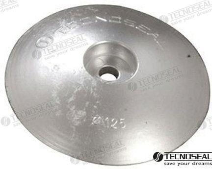 SINGLE ANODE IN ZINC ALLOY FOR RUDDER | TEN00105 | ANODES | TECNOSEAL