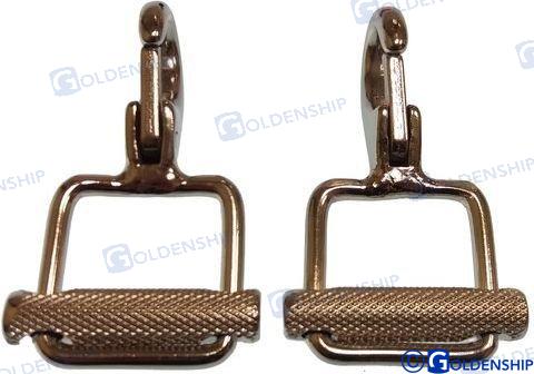 SNPA HOOK w/BUCKLE AISI316 (2) | GS71239 | HARDWARE | GOLDENSHIP