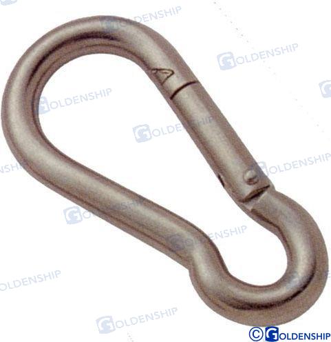 SPRING HOOK 10X100MM (PACK 15) | GS71224B | HARDWARE | GOLDENSHIP