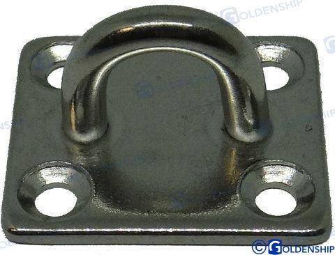 SQUARE EYE PLATE 5X30X35MM (10) | GS72010B | HARDWARE | GOLDENSHIP