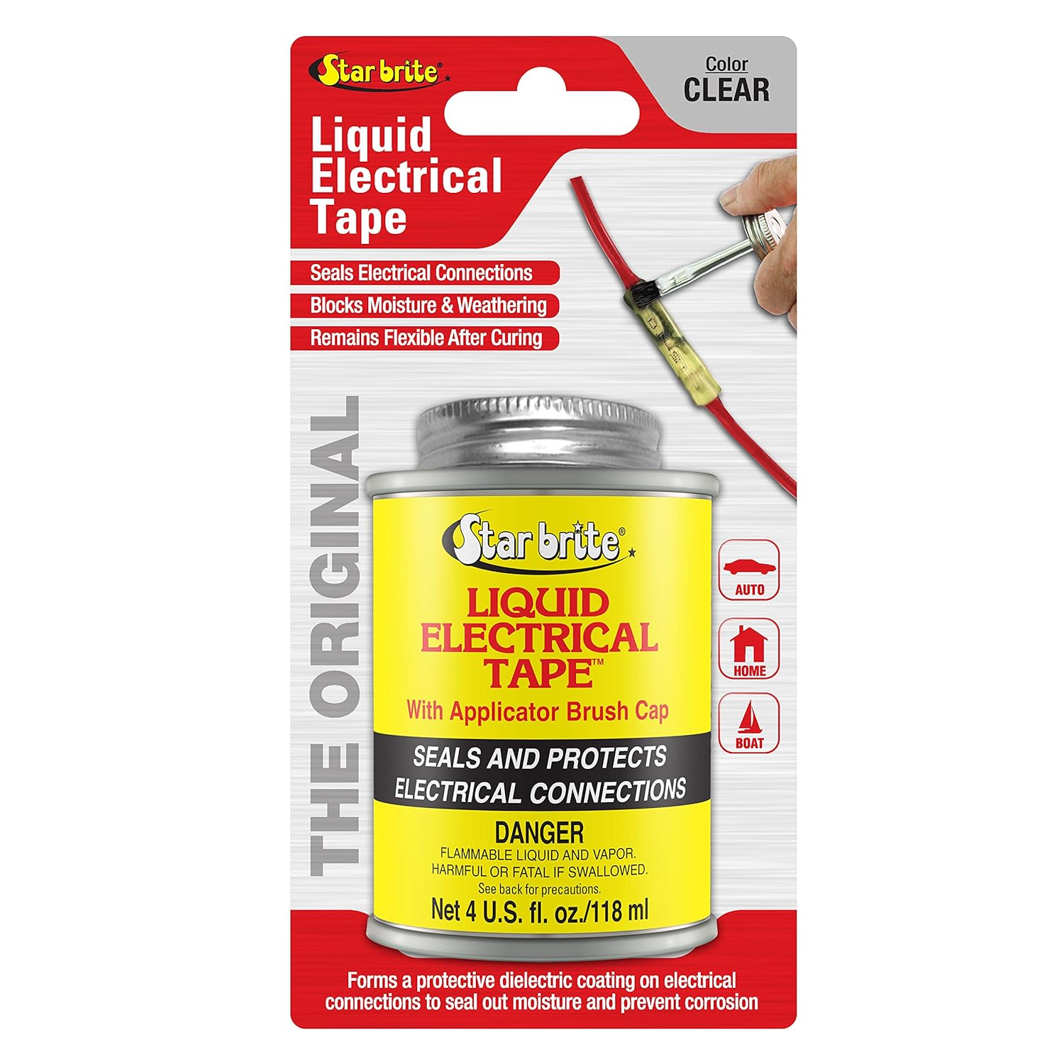 Liquid Electrical Tape 120Ml | Sta84104 | Waterproof & Durable