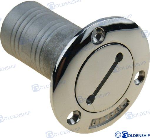 STAINLESS DECK FILL 50MM GAS | GS31115 | HARDWARE | GOLDENSHIP