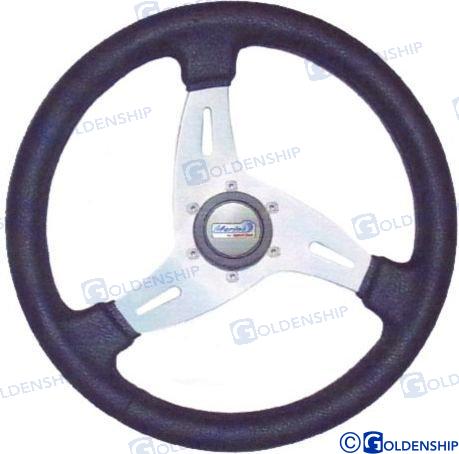 STEERING WHEEL 350 MM. BLACK | GS41140 | STEERING WHEEL | GOLDENSHIP