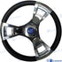 STEERING WHEEL HERMOSA CHROMED - 350 MM | PREMF33581 | STEERING WHEEL | PRETECH