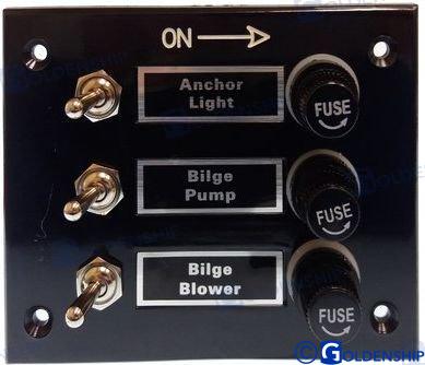 SWITCH PANEL 3-GANG | GS11190 | SWITCHES | GOLDENSHIP