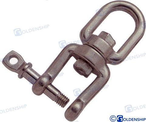 SWIVEL, EYE & JAW AISI-316 6MM | GS71110 | HARDWARE | GOLDENSHIP