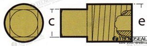 TAP CATERPILLAR D.16 3/8 | TEN02023TP | ANODES | TECNOSEAL