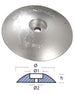 Zinc Alloy Rudder Anode For Corrosion Protection | Ten00106