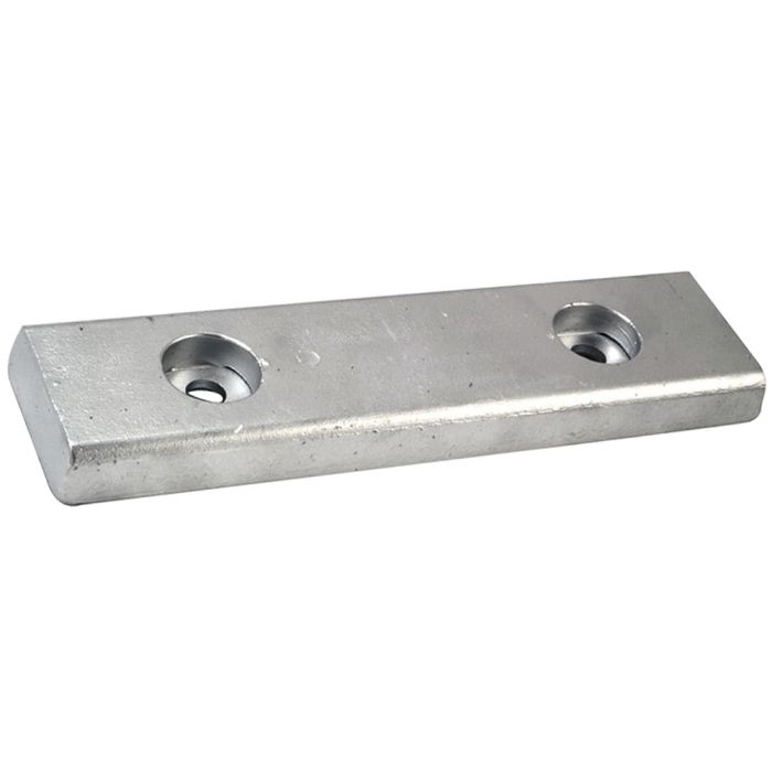 Zinc Anode Plate Scafo 300X80X30 Ten00225 For Marine Protection