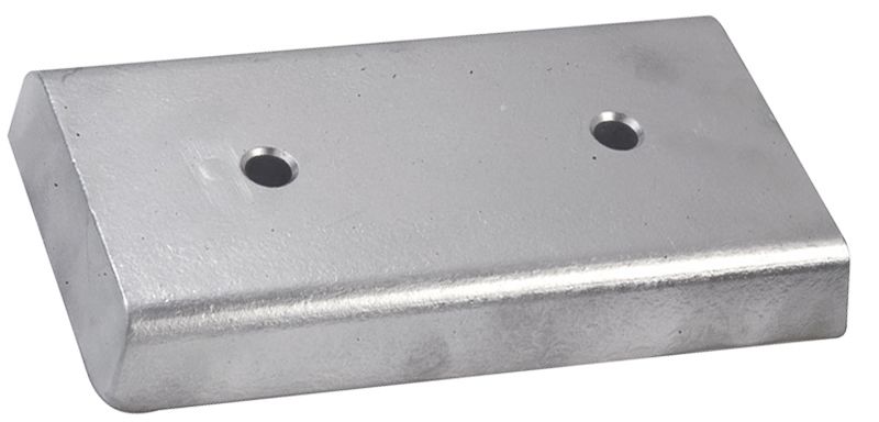Rectangular Zinc Anode Ten00241 - 200X100X30 Mm For Marine Use