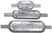 Weld-On Anode 0.8 Kg Aluminium Ten00302Al For Corrosion Protection